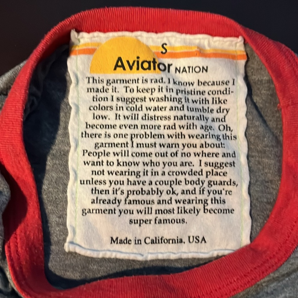 Aviator Nation Cropped Tee - Picture 5 of 7